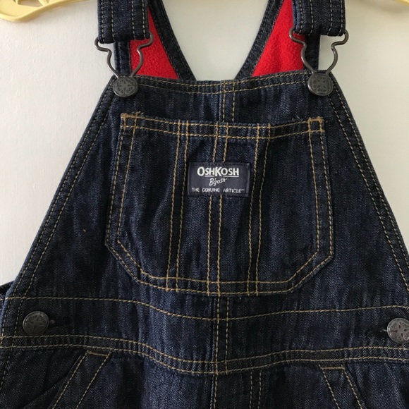 NWT - OshKosh B’gosh Toddler Fleece Lined Overalls - Picture 3 of 5